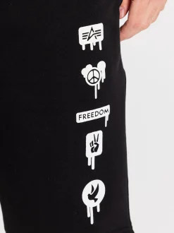 Alpha Industries Herren Kurze Hose in schwarz
