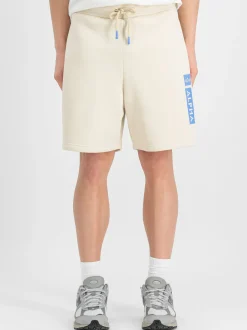 Alpha Industries Herren Kurze Hose in weiß