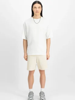 Alpha Industries Herren Kurze Hose in weiß