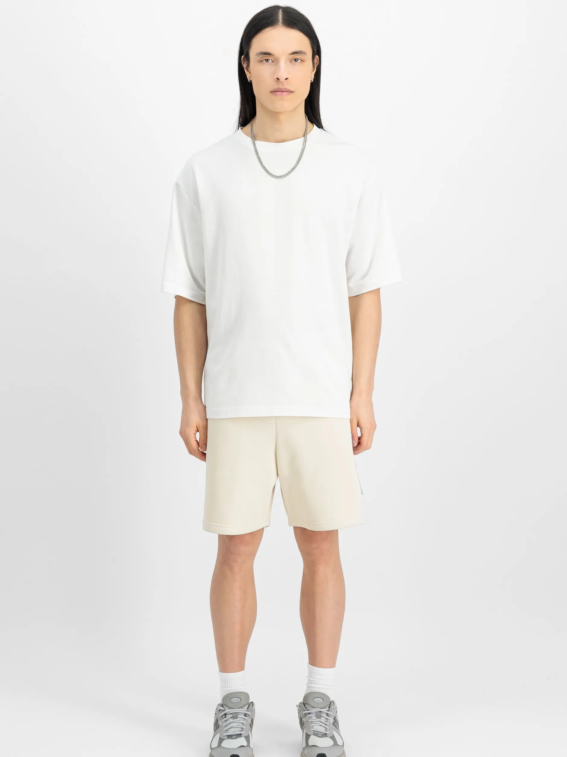 Alpha Industries Herren Kurze Hose in weiß
