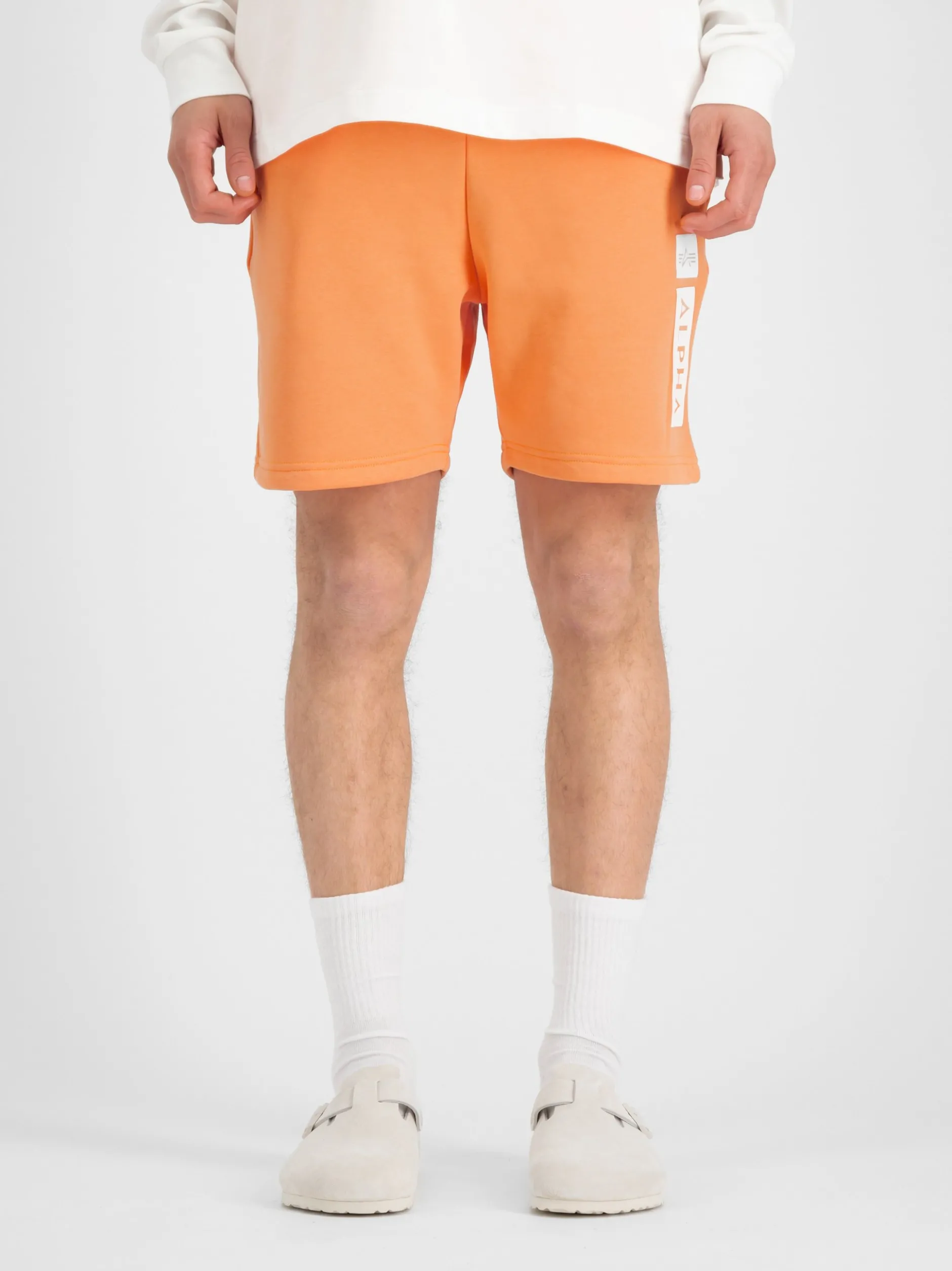 Alpha Industries Herren Kurze Hose in orange