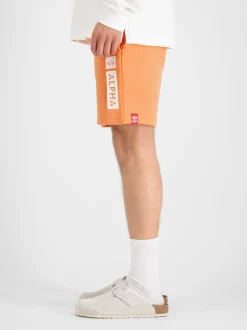 Alpha Industries Herren Kurze Hose in orange