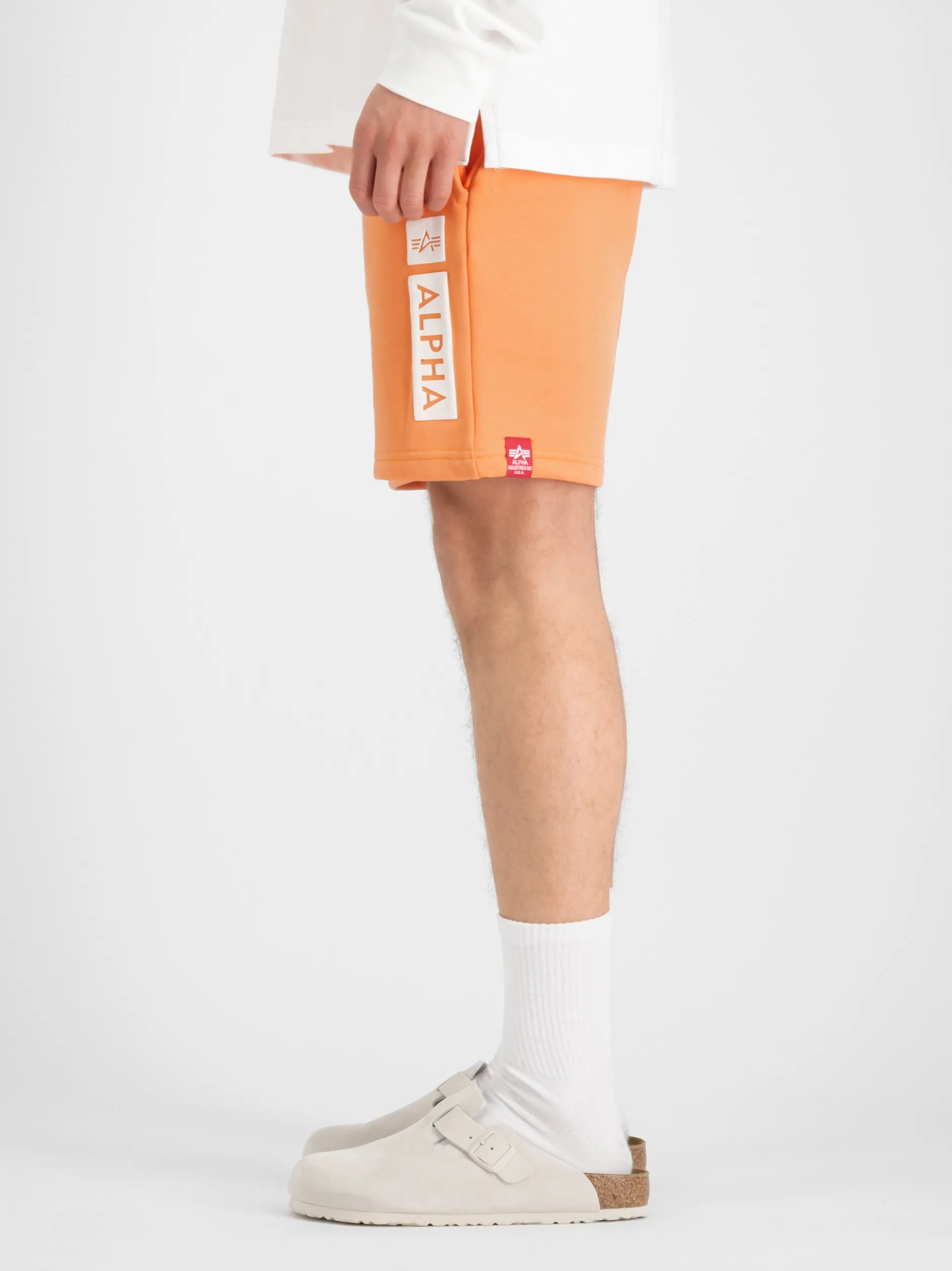Alpha Industries Herren Kurze Hose in orange