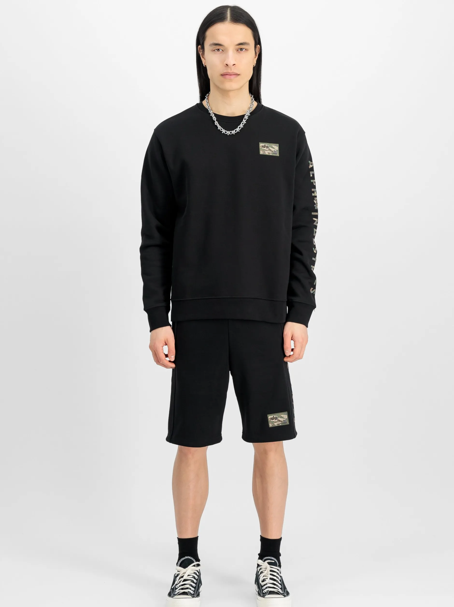 Alpha Industries Herren Kurze Hose in schwarz