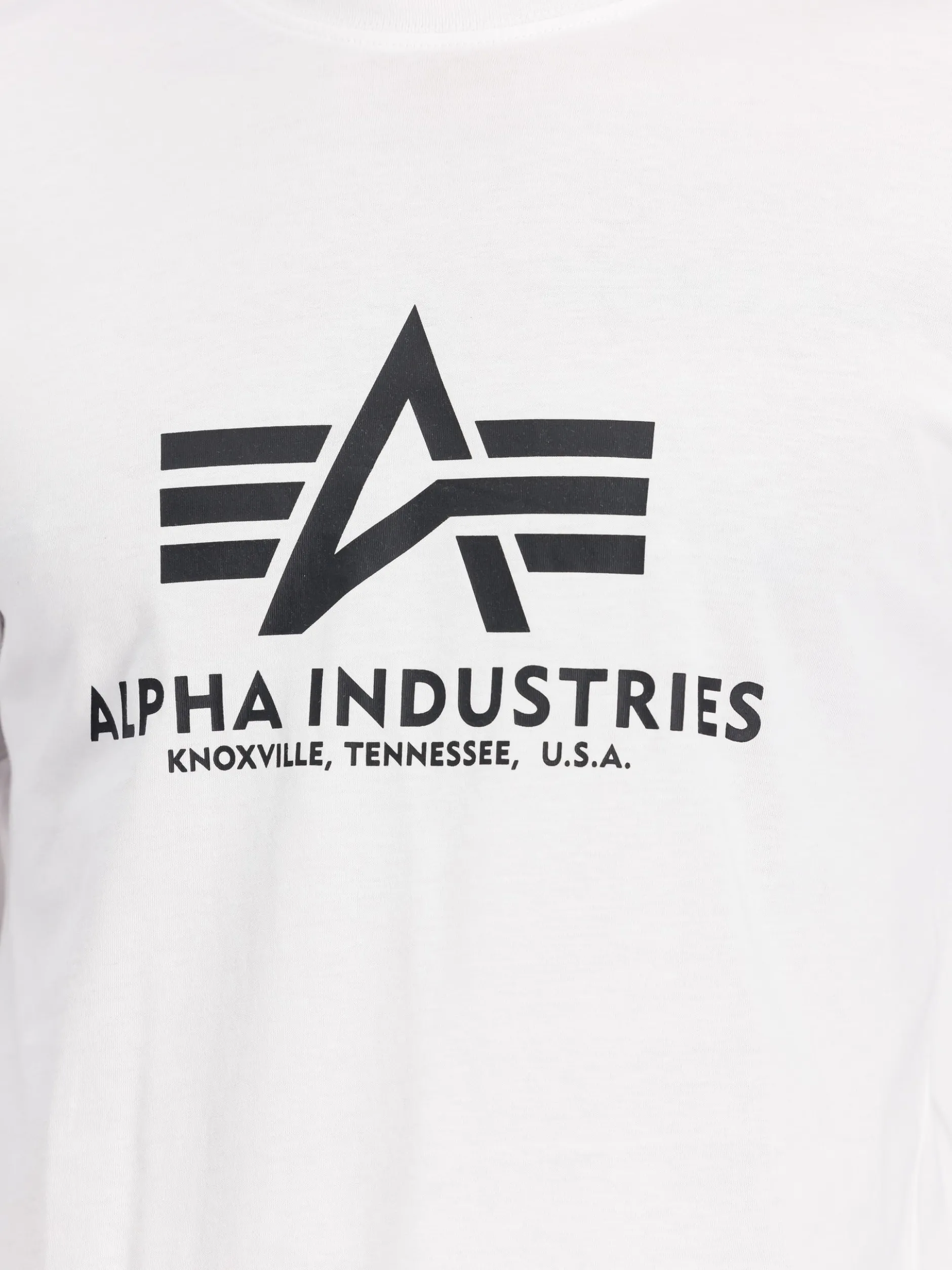 Alpha Industries Herren Langarmshirt in weiß