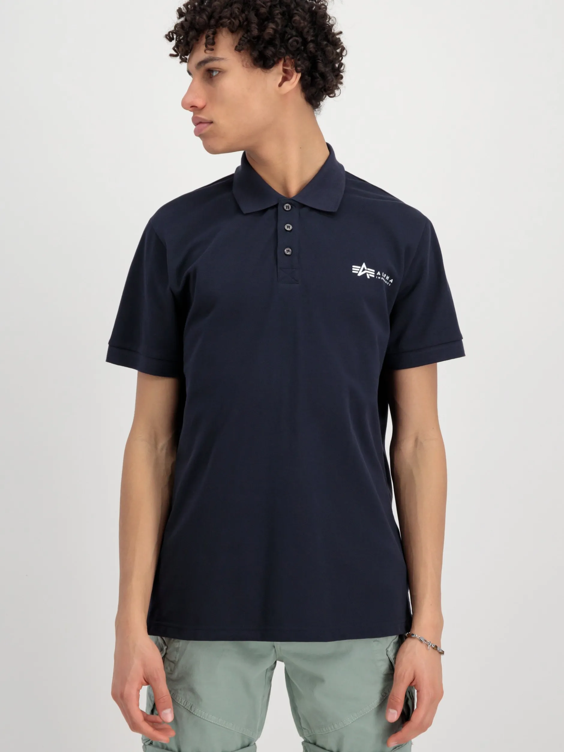 Alpha Industries Herren Poloshirt in marine