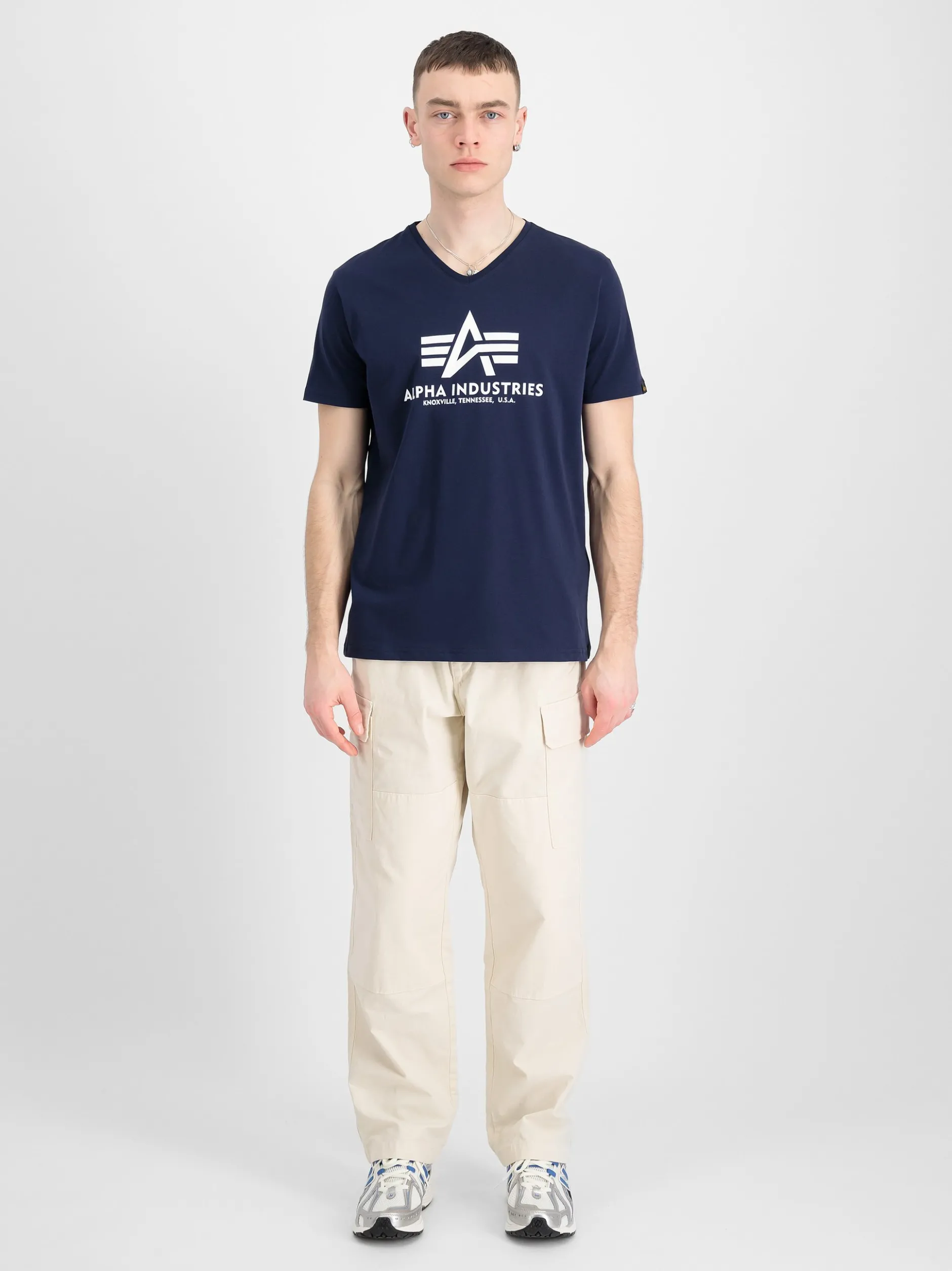 Alpha Industries Herren T-Shirt in marine