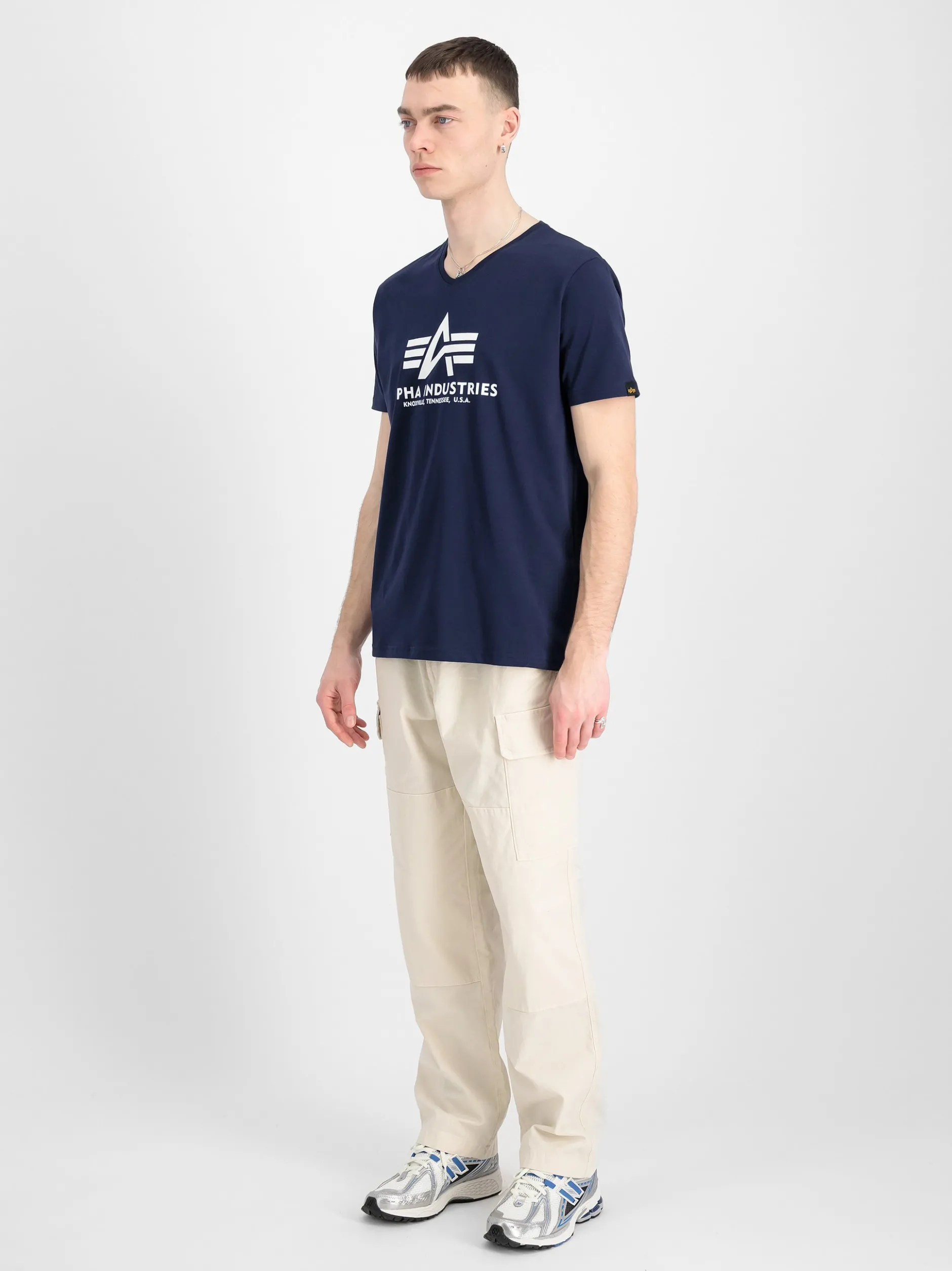 Alpha Industries Herren T-Shirt in marine