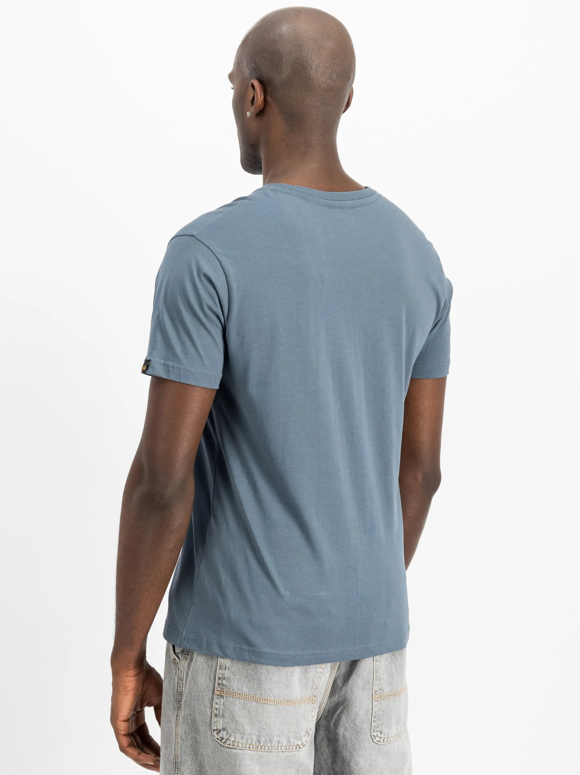 Alpha Industries Herren T-Shirt in blue stone