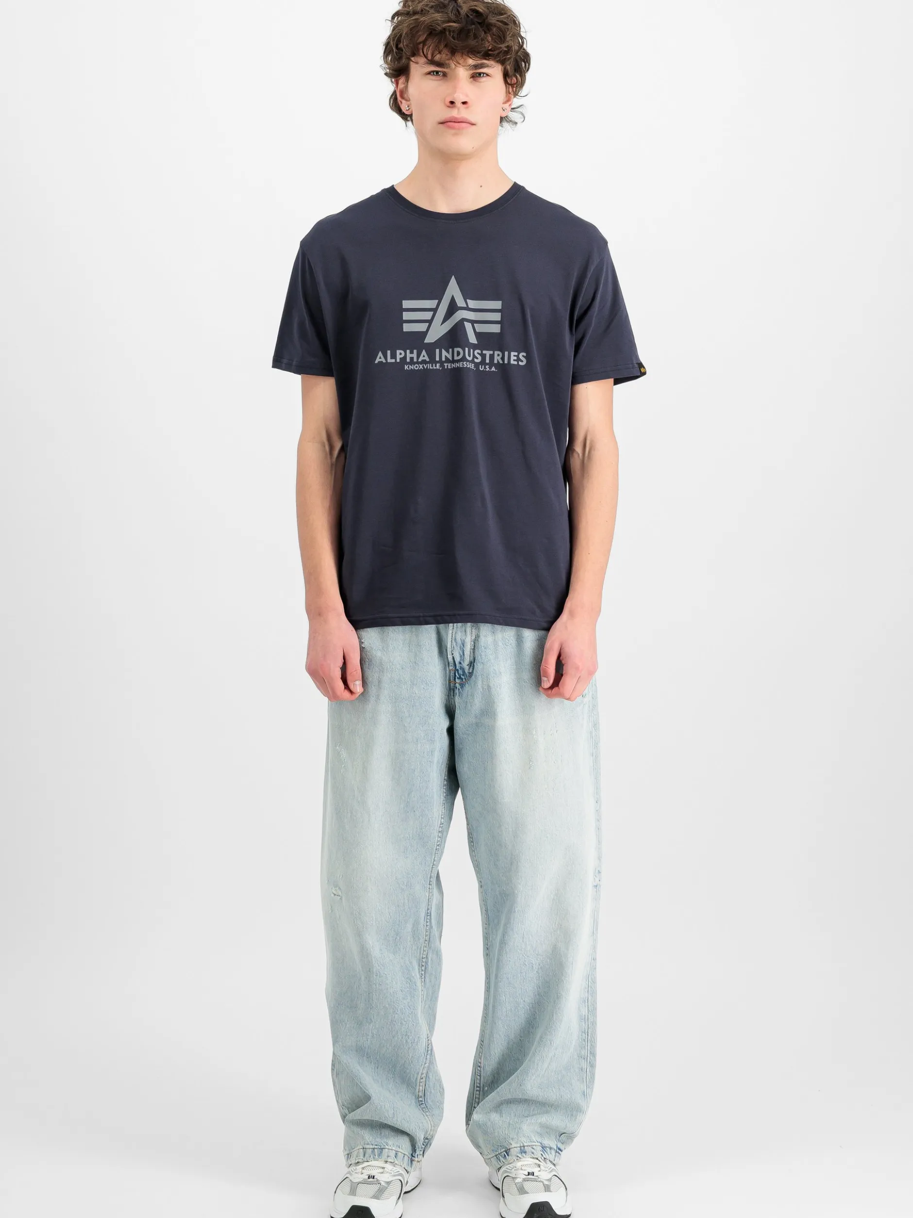Alpha Industries Herren T-Shirt in blau