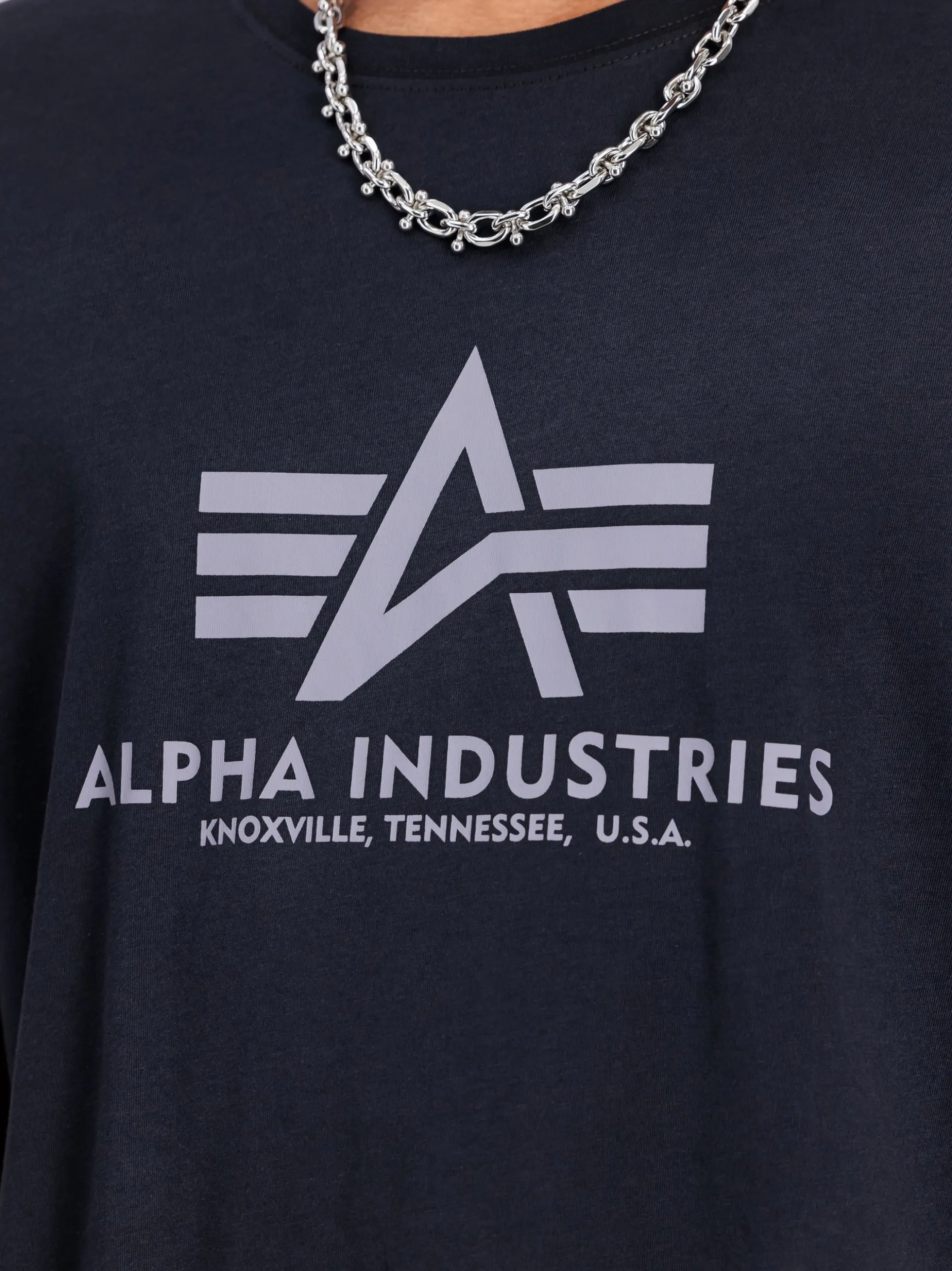 Alpha Industries Herren T-Shirt in blau
