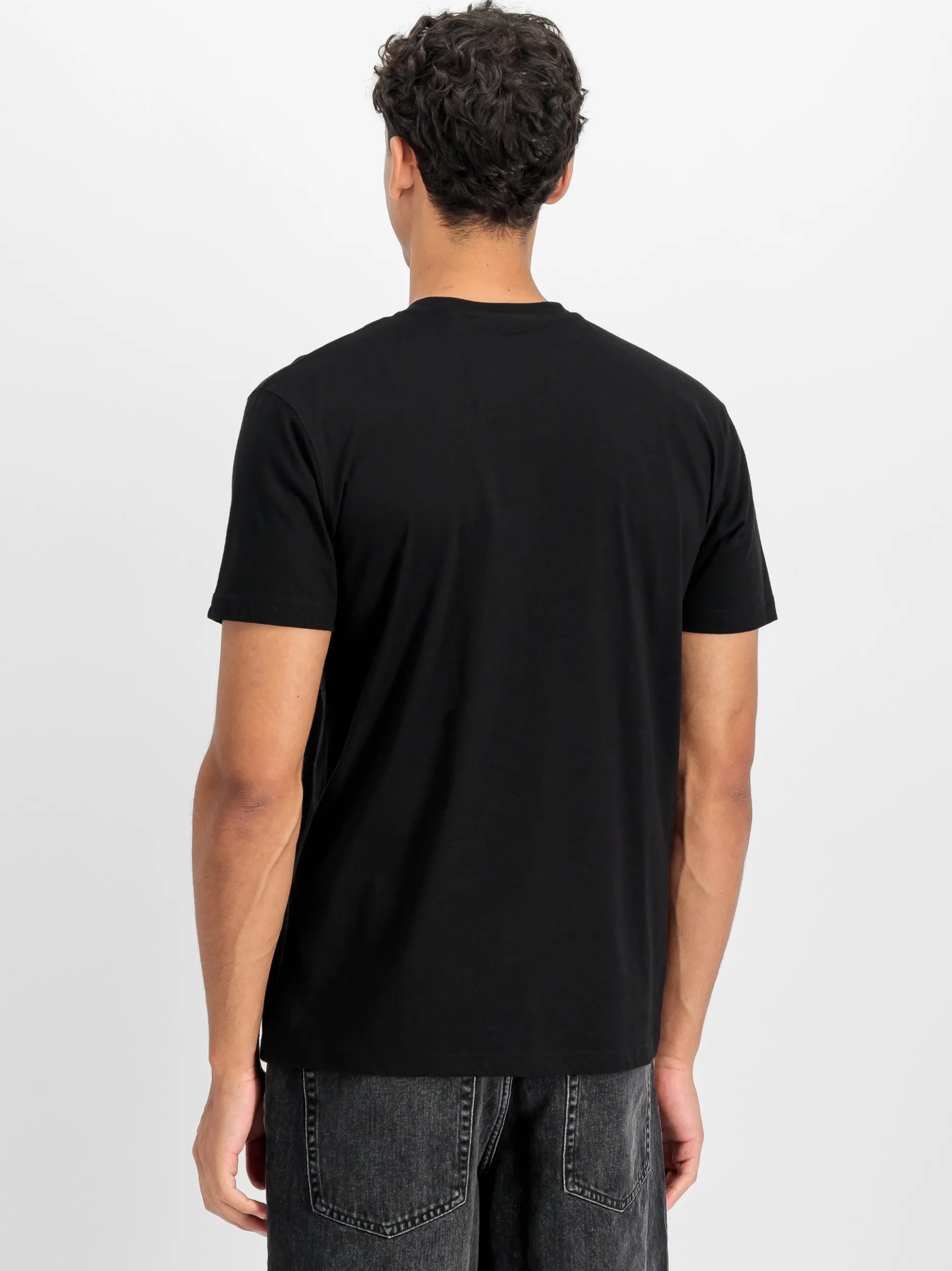 Alpha Industries Herren T-Shirt in schwarz