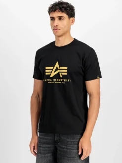 Alpha Industries Herren T-Shirt in schwarz