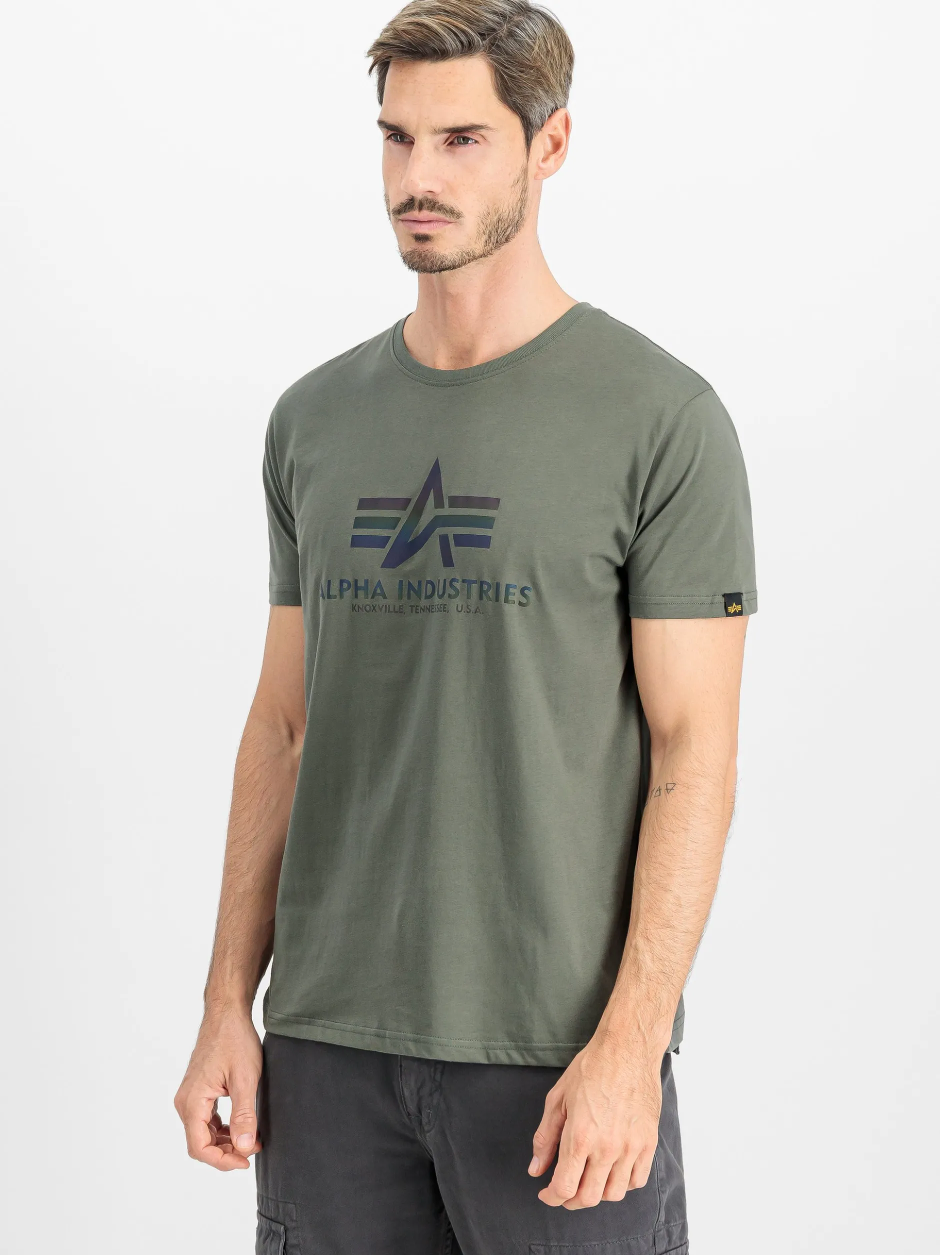 Alpha Industries Herren T-Shirt in grau