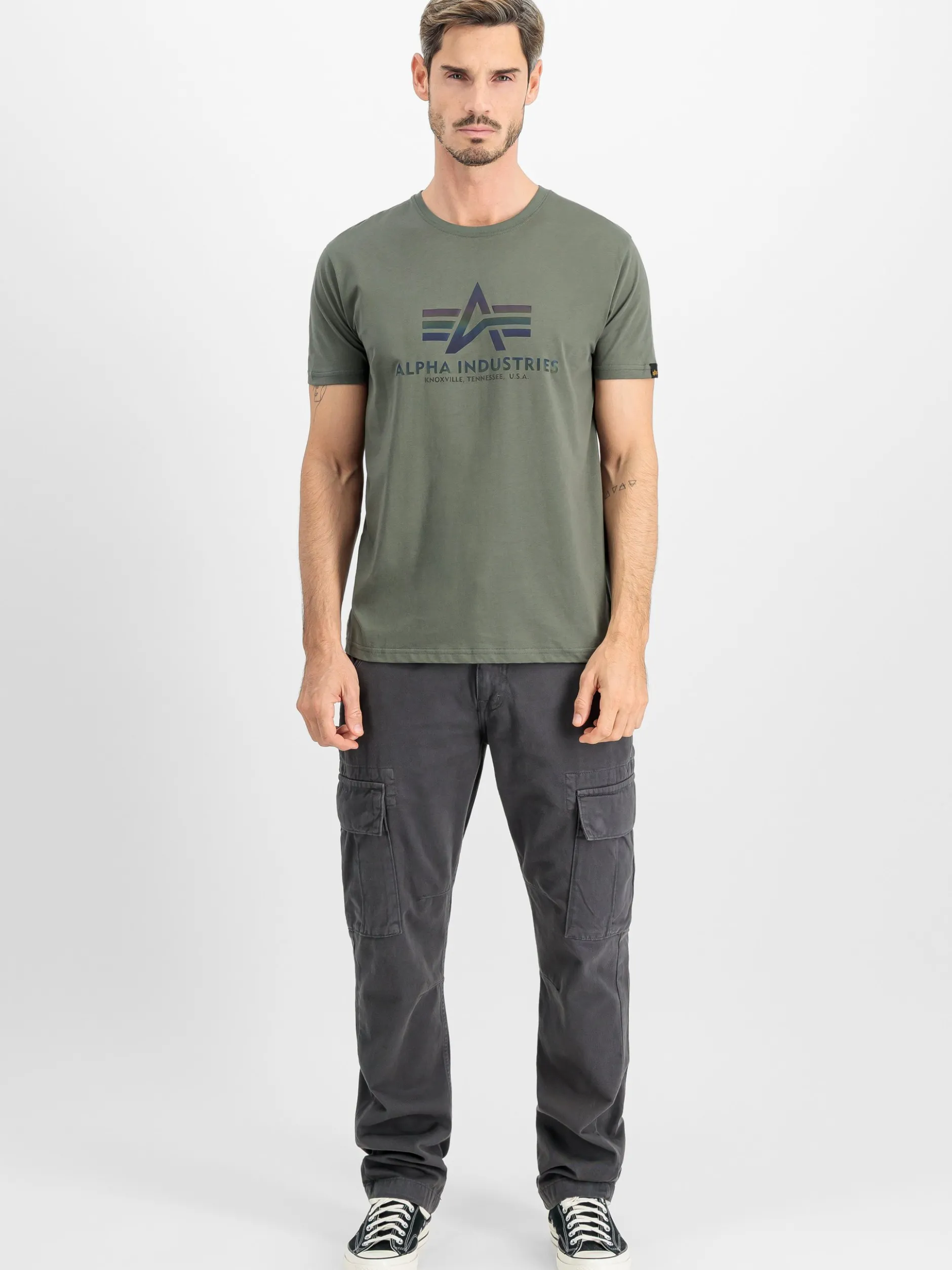 Alpha Industries Herren T-Shirt in grau