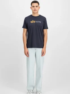 Alpha Industries Herren T-Shirt in marine