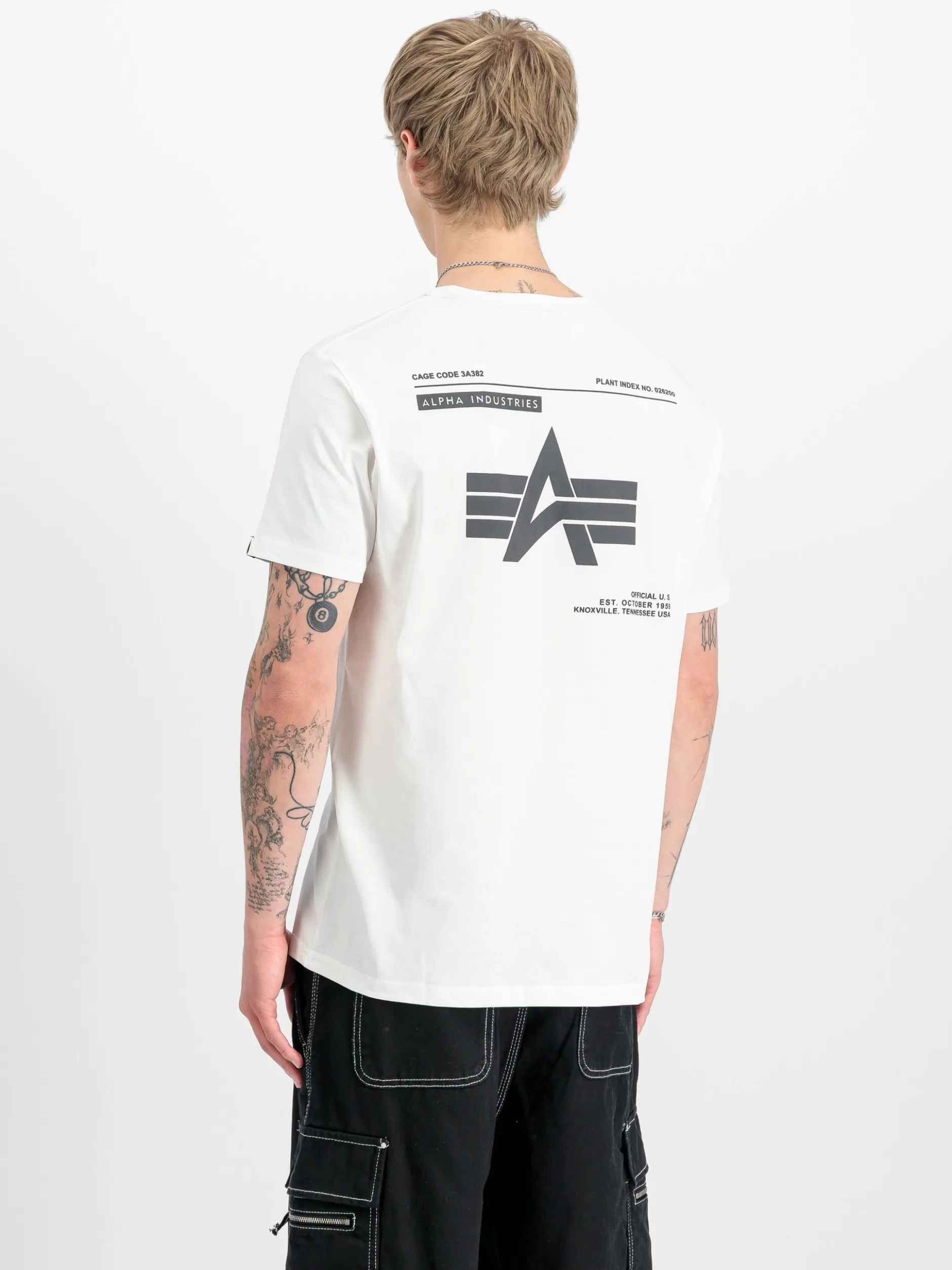 Alpha Industries Herren T-Shirt in weiß