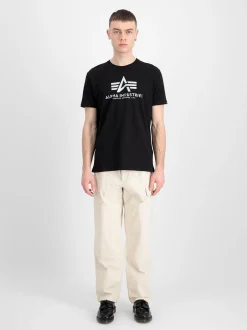 Alpha Industries Herren T-Shirt in schwarz