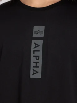 Alpha Industries Herren T-Shirt in schwarz