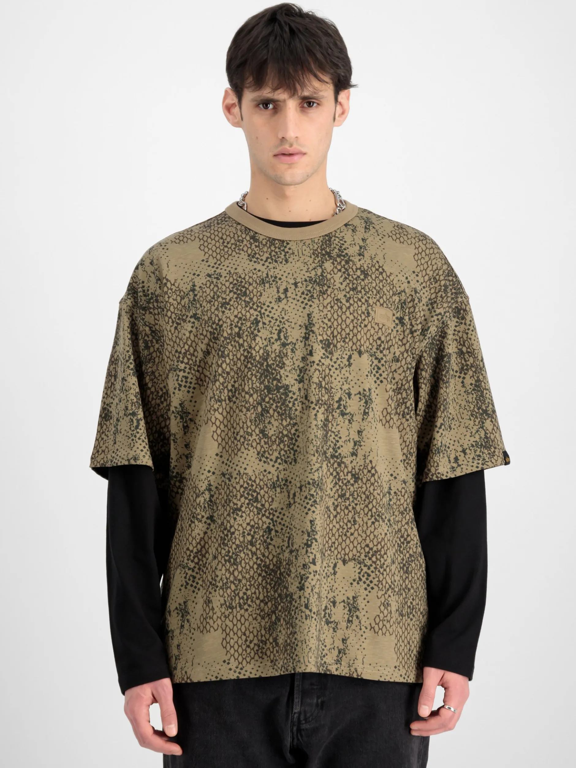 Alpha Industries Herren T-Shirt in mehrfarbig