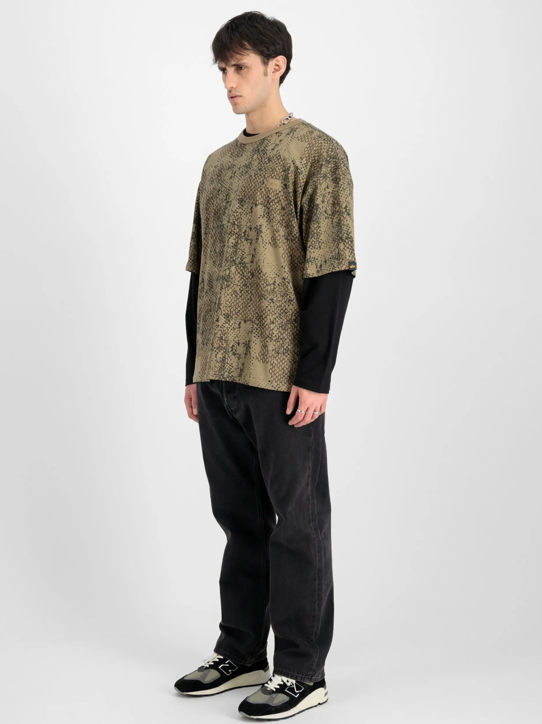 Alpha Industries Herren T-Shirt in mehrfarbig