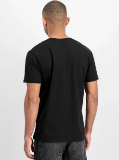 Alpha Industries Herren T-Shirt in schwarz