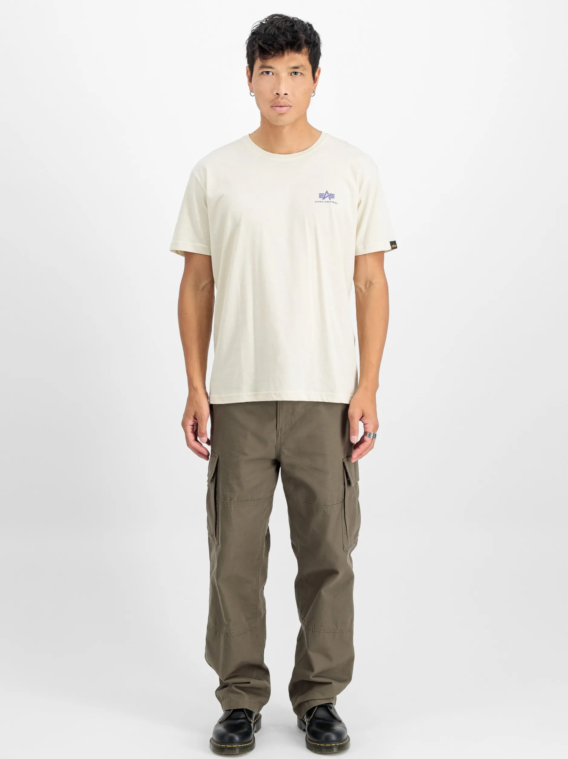 Alpha Industries Herren T-Shirt in weiß