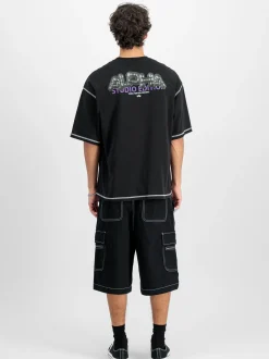 Alpha Industries Herren T-Shirt in schwarz
