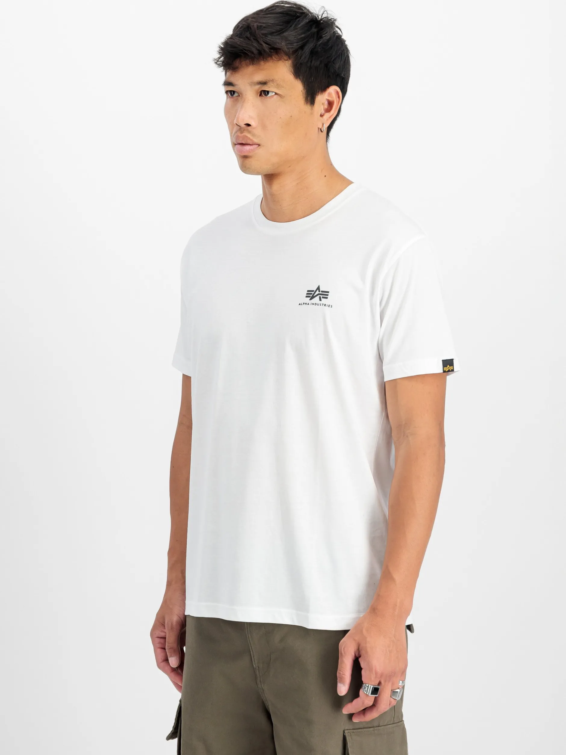 Alpha Industries Herren T-Shirt in weiß