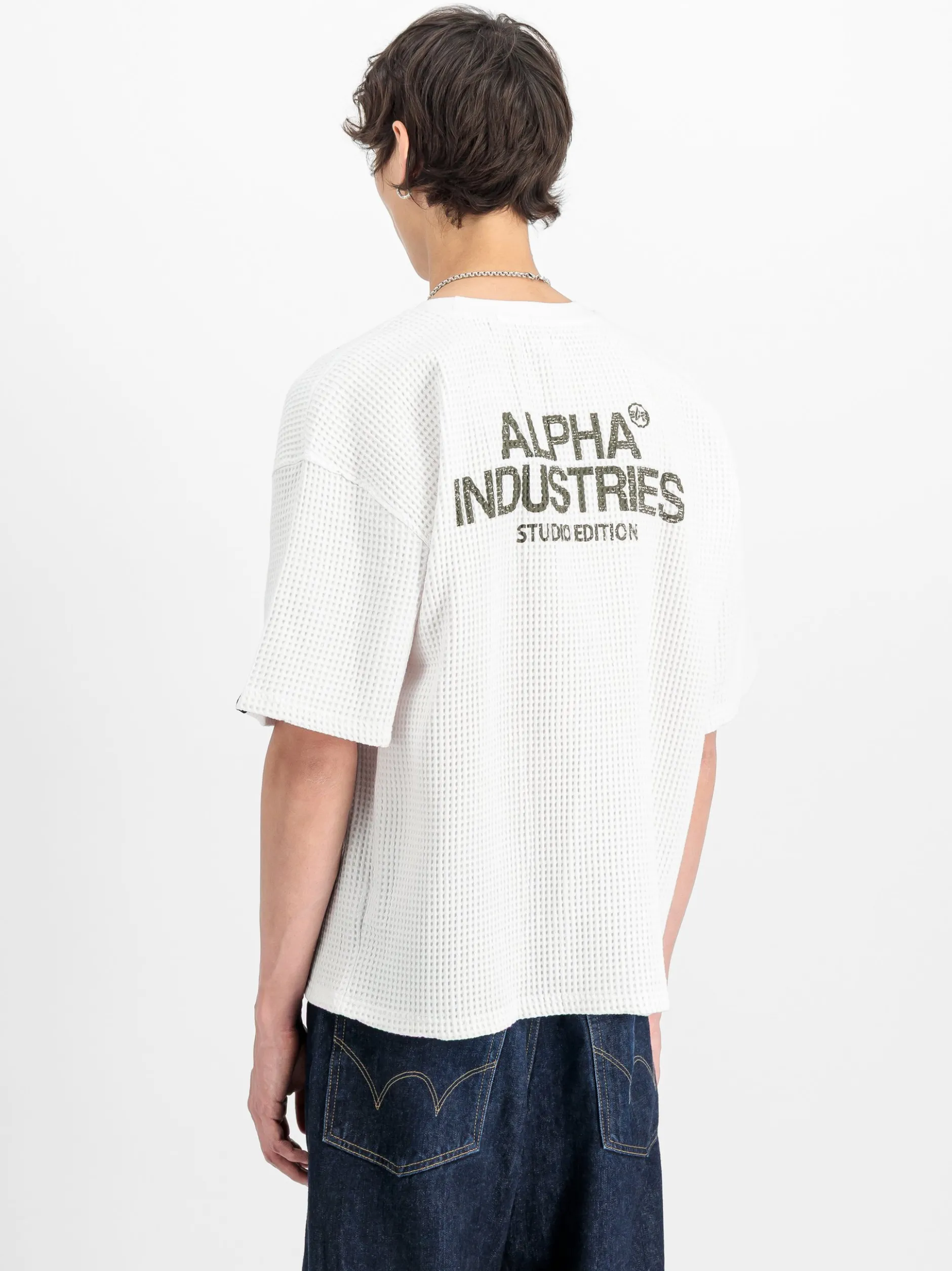 Alpha Industries Herren T-Shirt in weiß