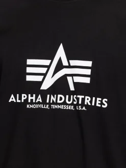 Alpha Industries Herren T-Shirts im 2er-Pack in schwarz weiß