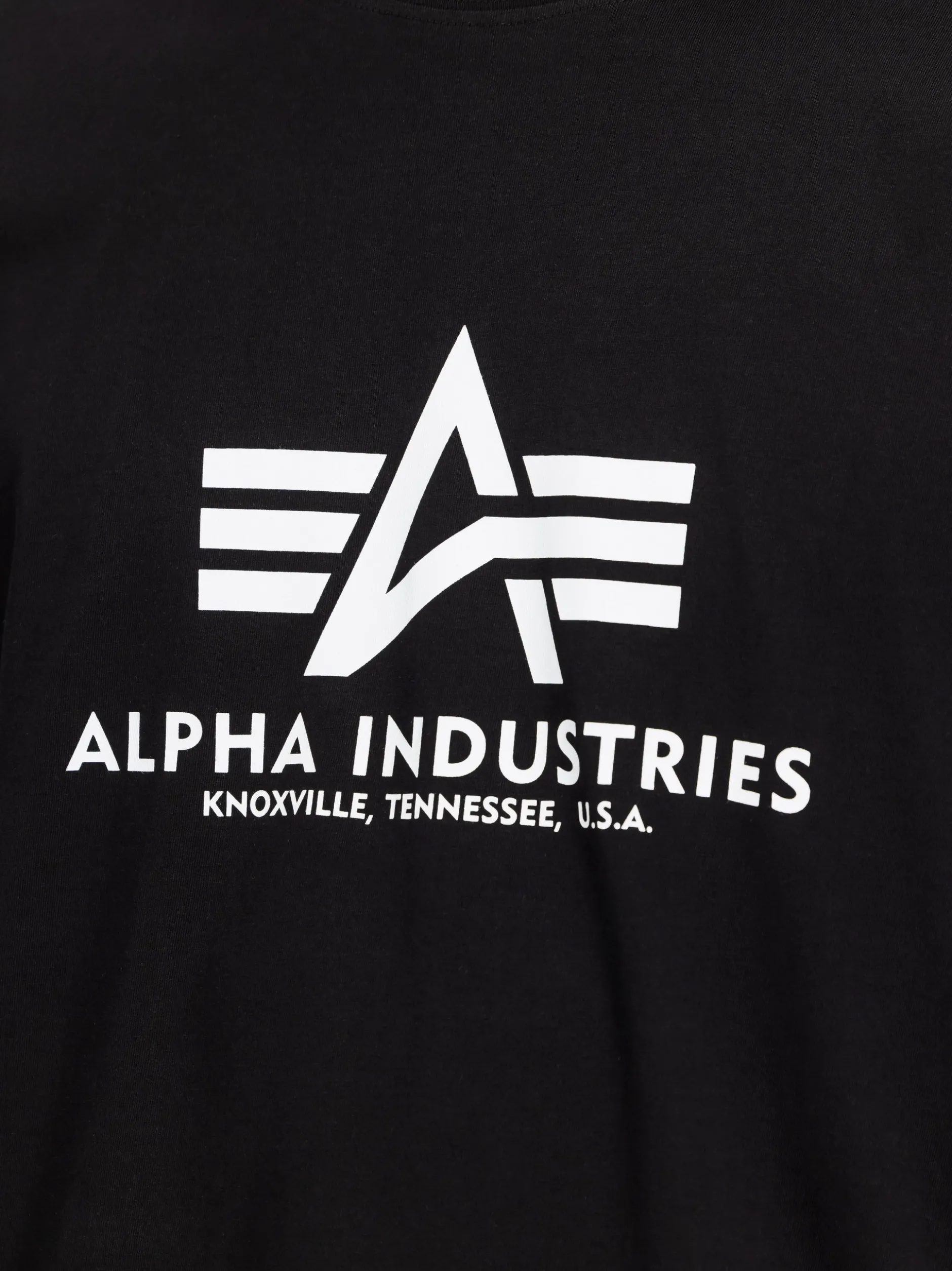 Alpha Industries Herren T-Shirts im 2er-Pack in schwarz weiß