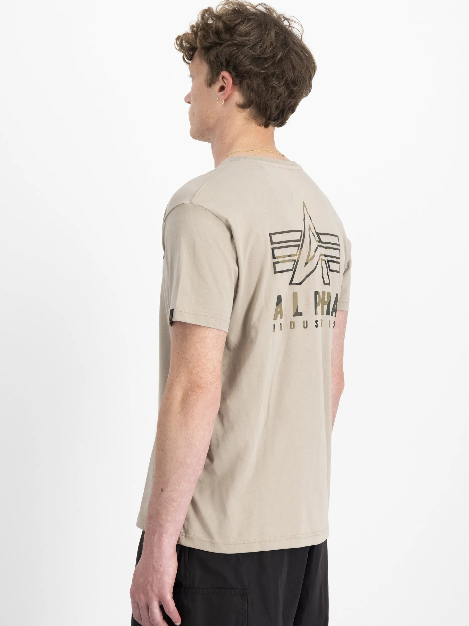Alpha Industries Herren T-Shirt in grün