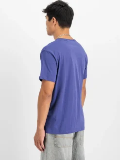 Alpha Industries Herren T-Shirt in lila