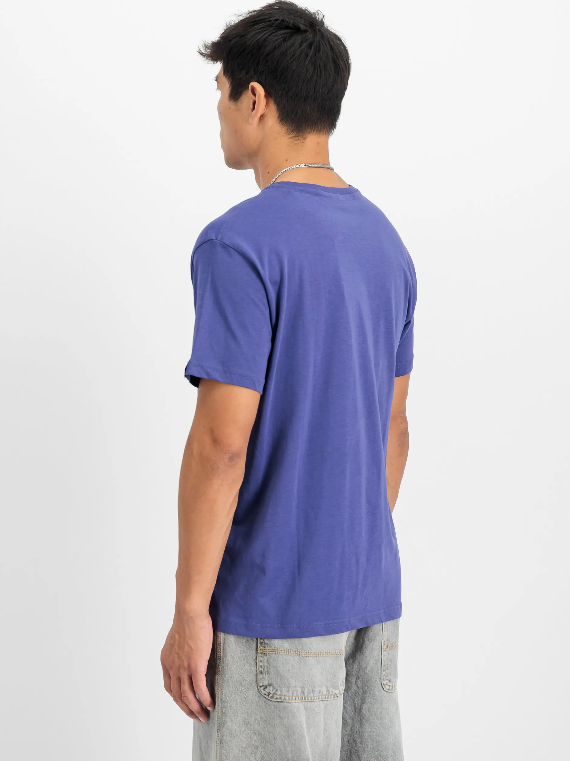 Alpha Industries Herren T-Shirt in lila