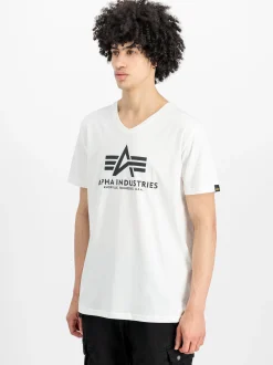 Alpha Industries Herren T-Shirt in weiß