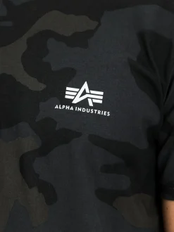 Alpha Industries Herren T-Shirt in schwarz