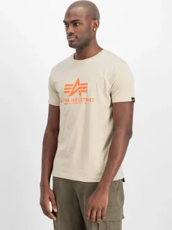 Alpha Industries Herren T-Shirt in beige