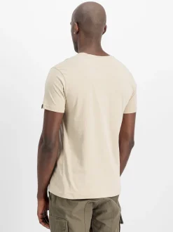 Alpha Industries Herren T-Shirt in beige