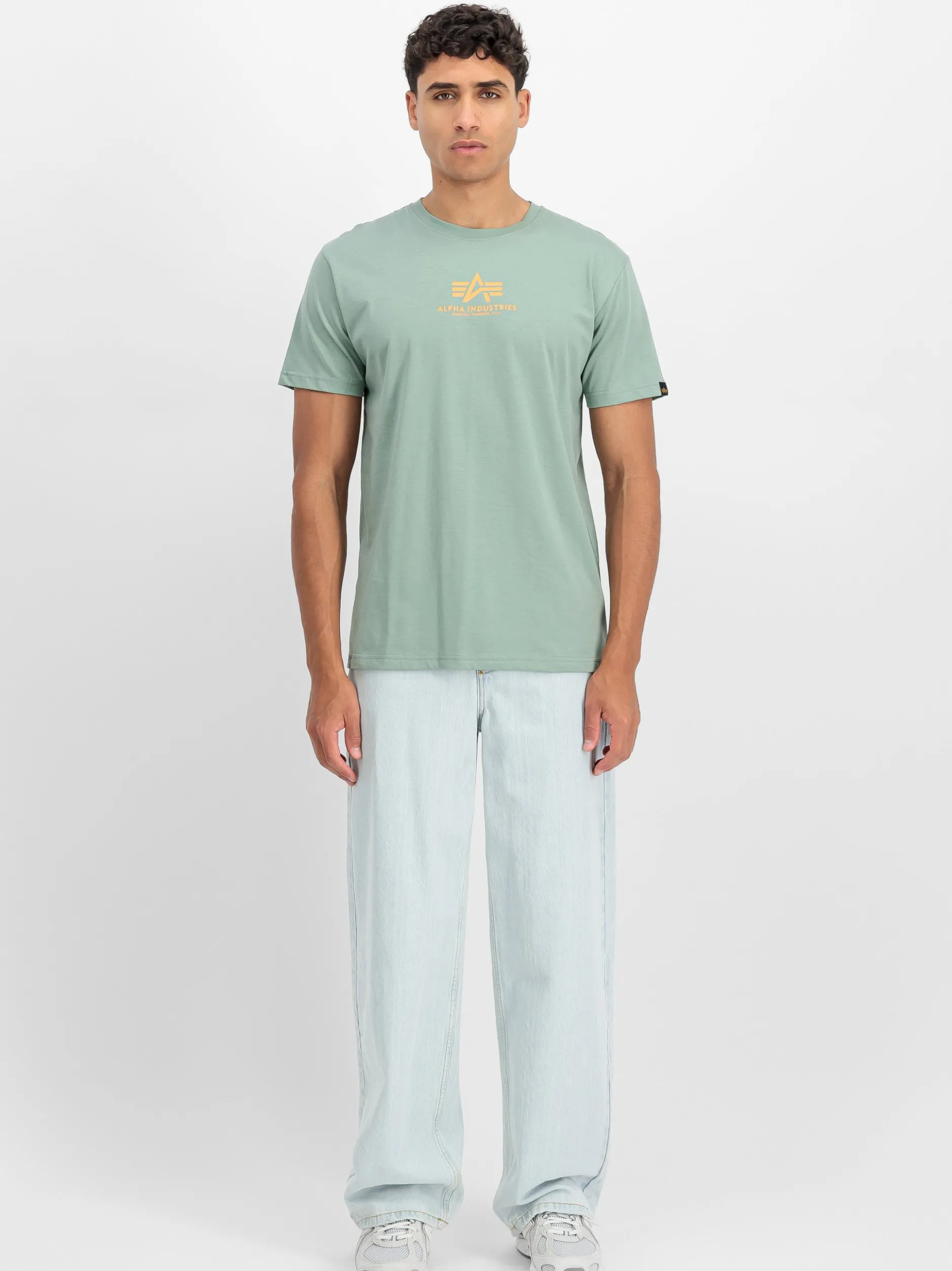 Alpha Industries Herren T-Shirt in schilf