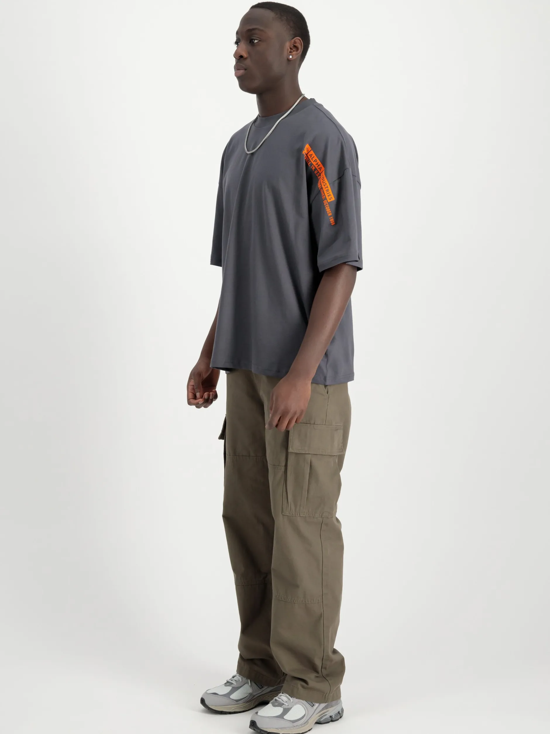 Alpha Industries Herren T-Shirt in anthrazit