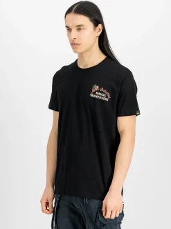 Alpha Industries Herren T-Shirt in schwarz