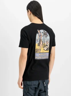 Alpha Industries Herren T-Shirt in schwarz