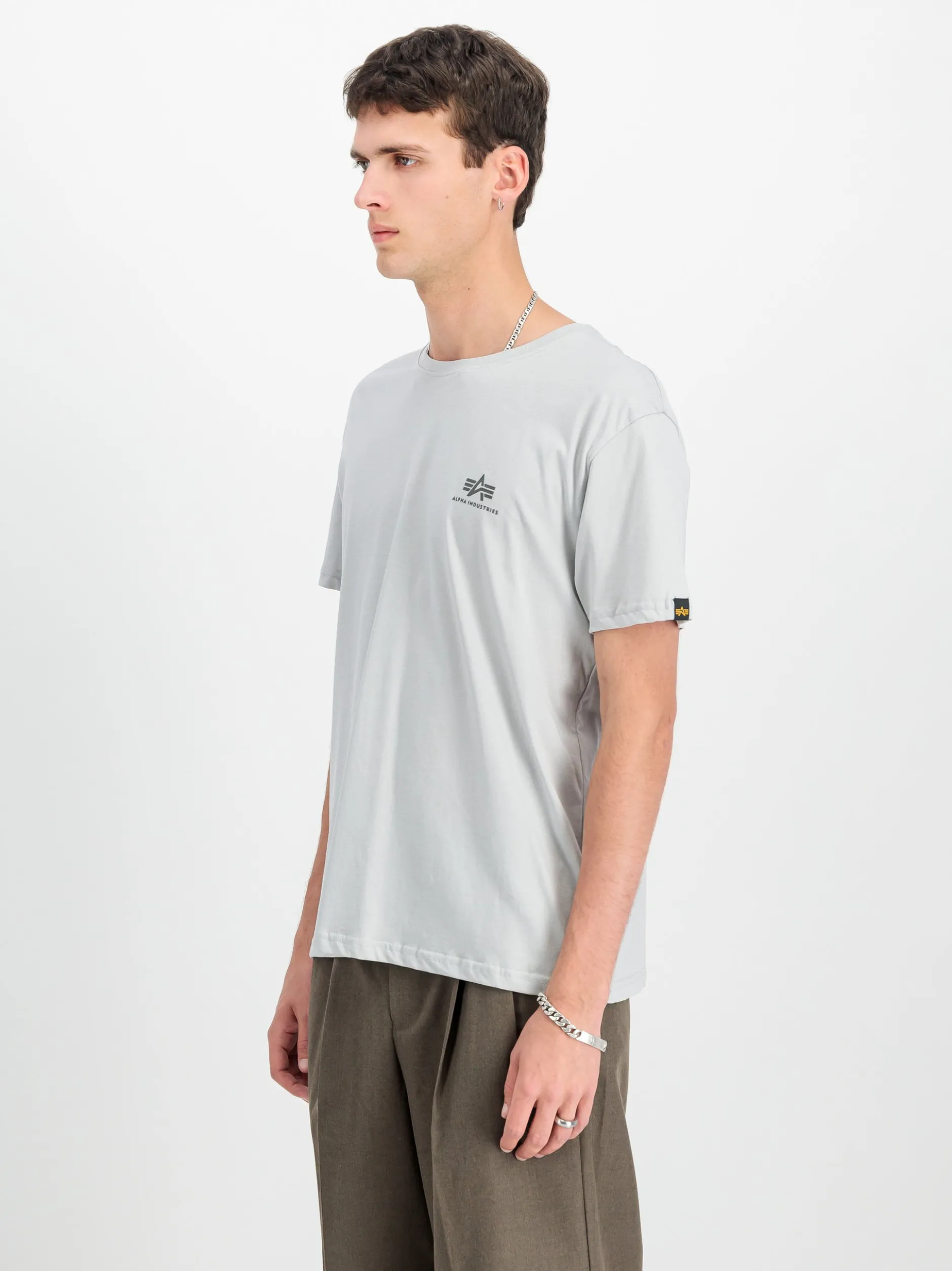 Alpha Industries Herren T-Shirt in hellgrau