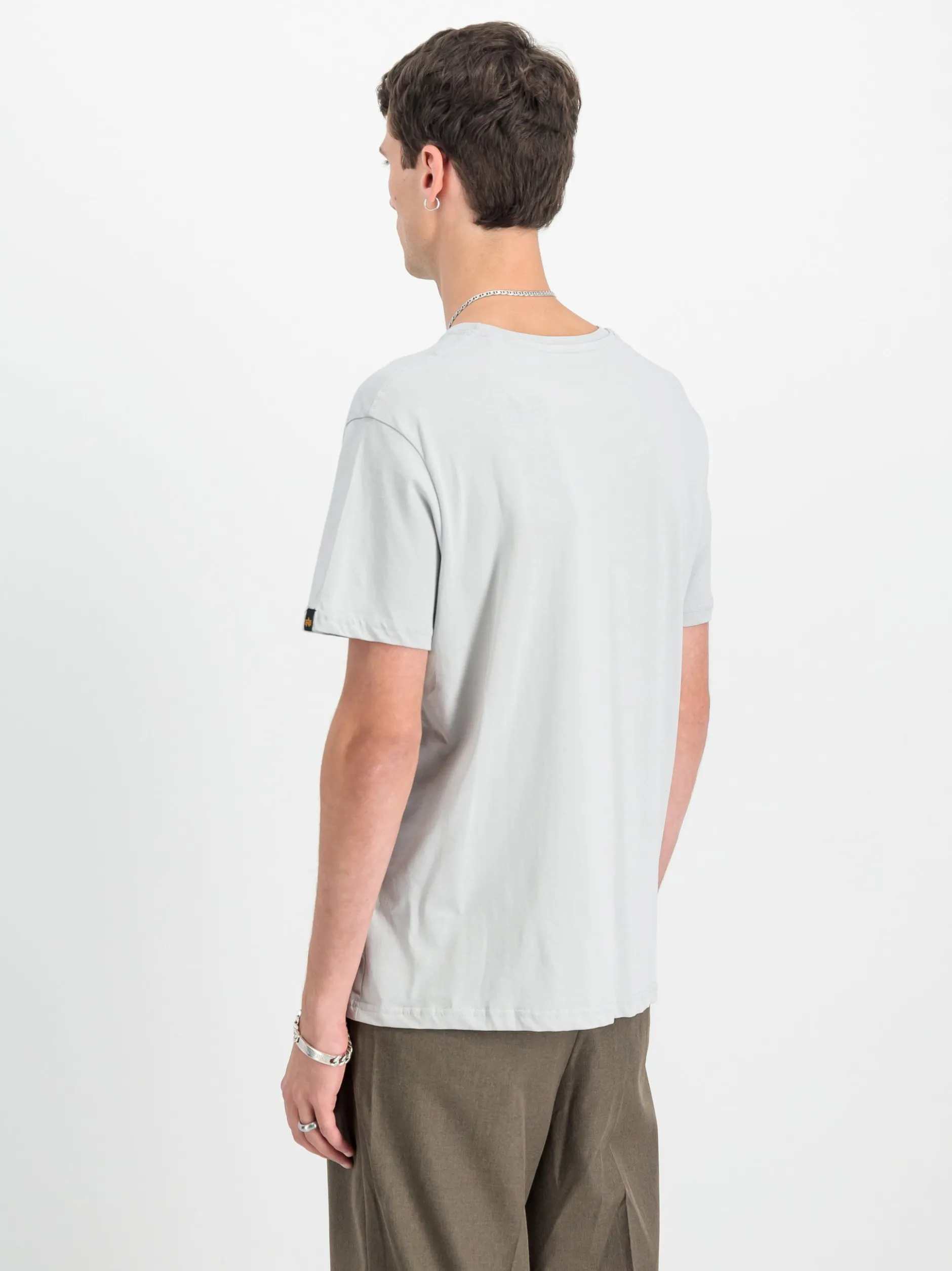 Alpha Industries Herren T-Shirt in hellgrau