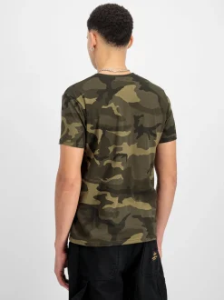 Alpha Industries Herren T-Shirt in oliv