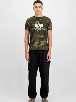 Alpha Industries Herren T-Shirt in oliv