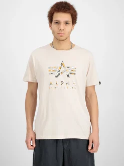 Alpha Industries Herren T-Shirt in sand