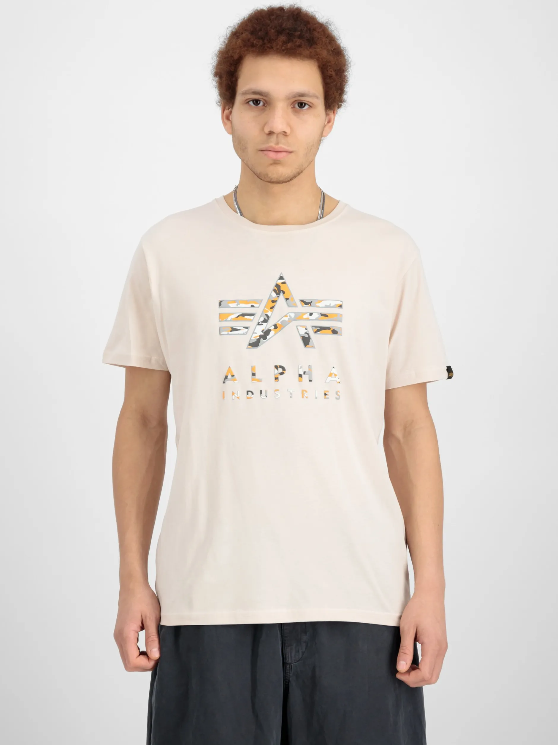 Alpha Industries Herren T-Shirt in sand