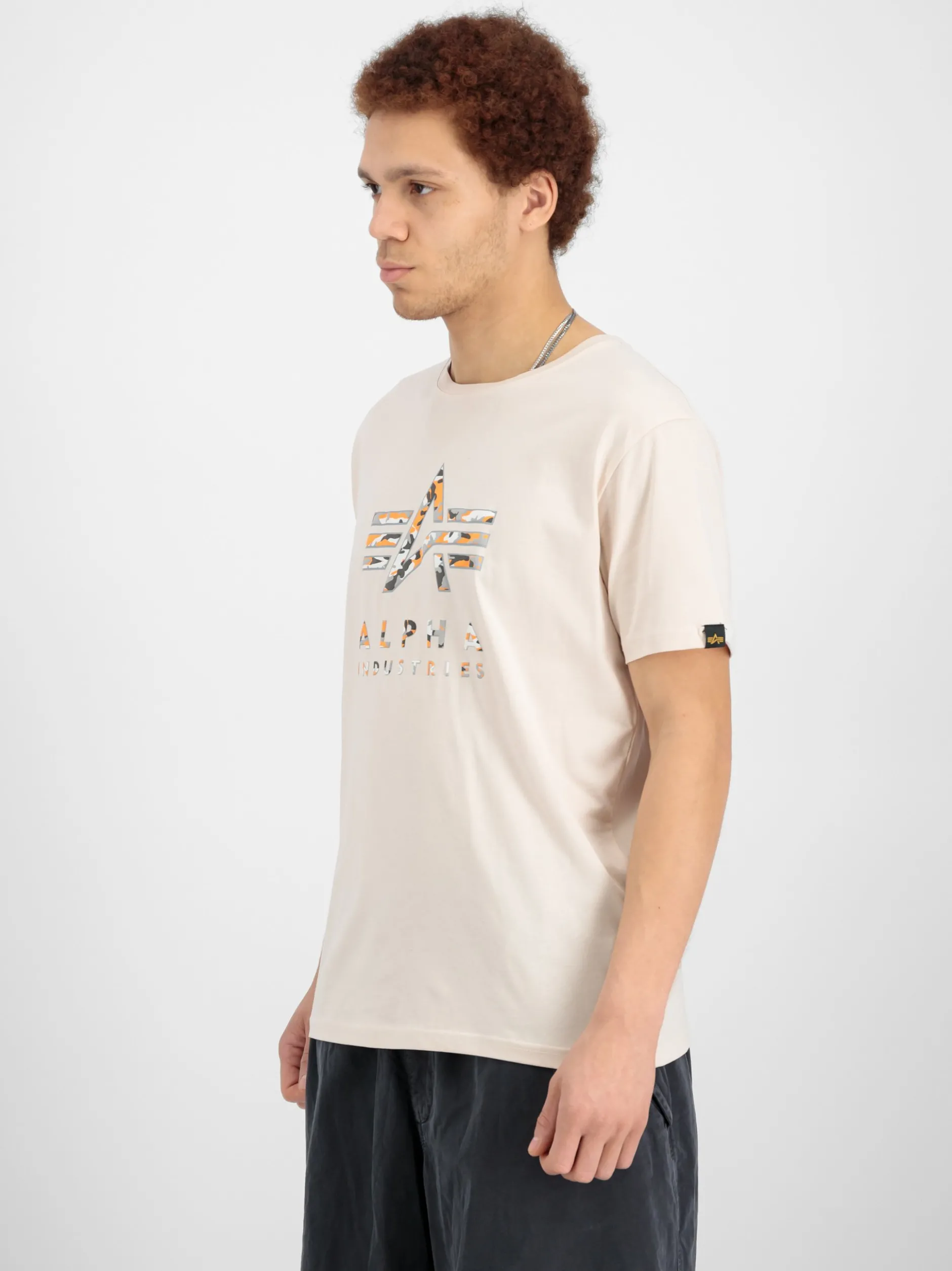 Alpha Industries Herren T-Shirt in sand